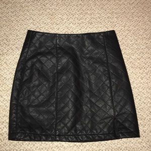 NWOT Leather Skirt